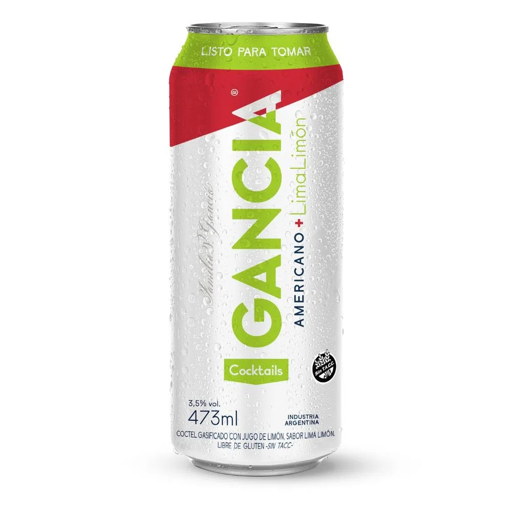 APERITIVO LATA GANCIA ONE LIMA LIMON X 473 CC